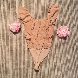 Women's Ruffled Bodysuit